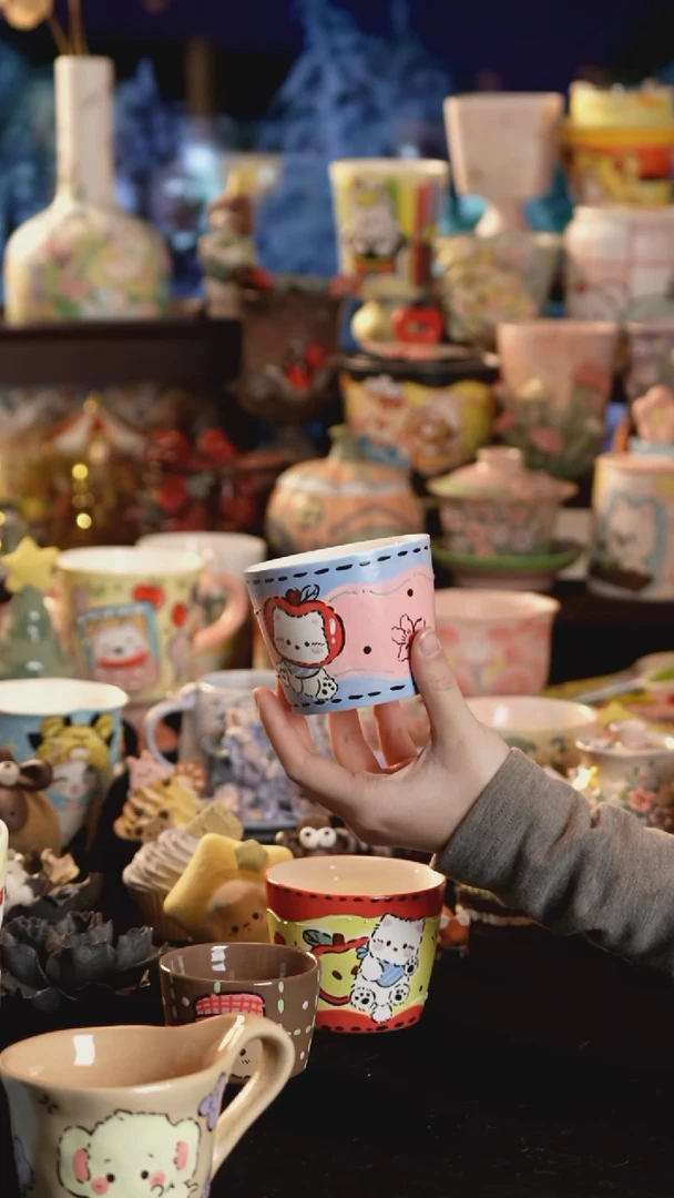 其他陶景德镇釉下彩手绘设计师款陶瓷