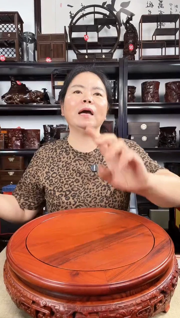 木31公分黄老李红木工艺品