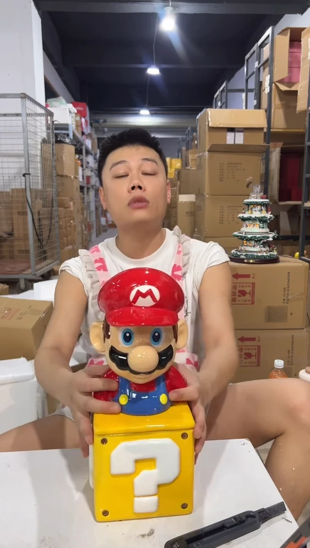 瓷片马里奥问号罐套组