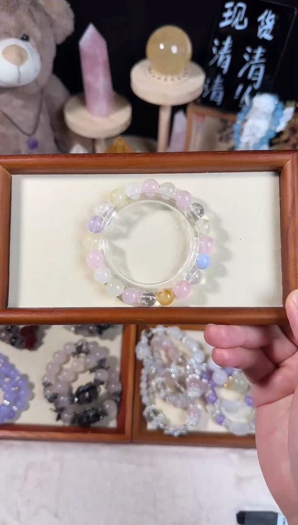 【闪购商品】水晶手链未镶嵌马卡龙多宝手串