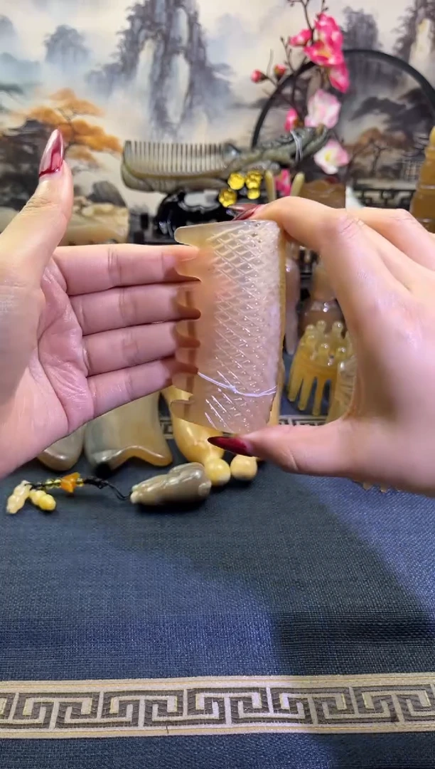 云南老白水双排波浪齿经络刷