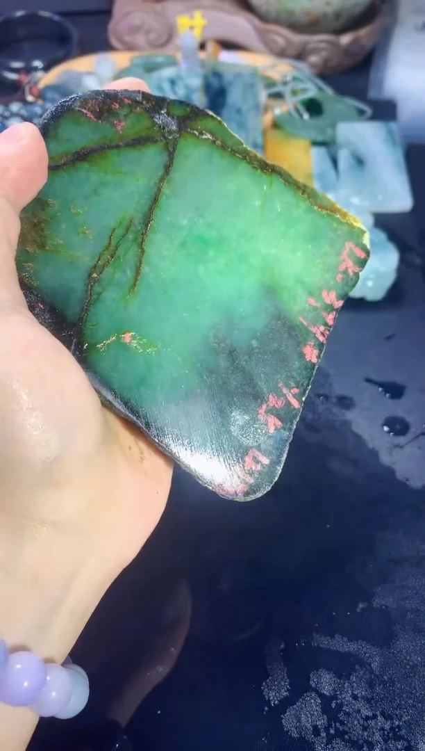 翡翠未镶嵌颈饰015天然翡翠