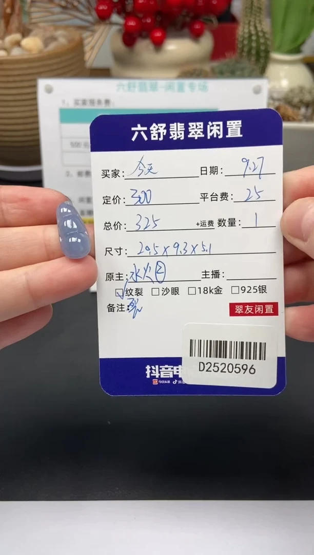 颈饰未镶嵌翡翠今***班D2520596