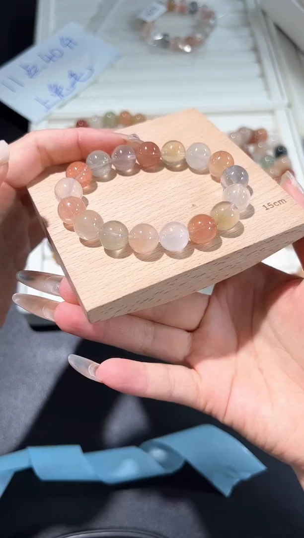 未镶嵌手串水晶26q多样性发其一【1条】默认微瑕11mm