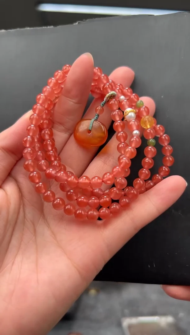 南红玛瑙未镶嵌颈饰多样性拍一发一