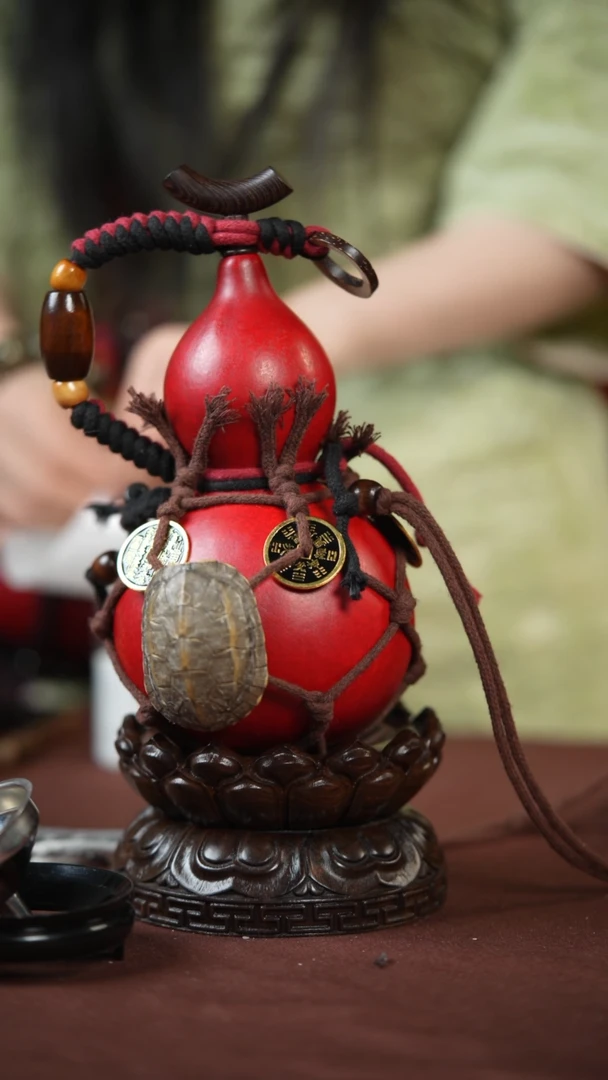 【闪购商品】767号500ml左右的非遗漆器酒葫芦