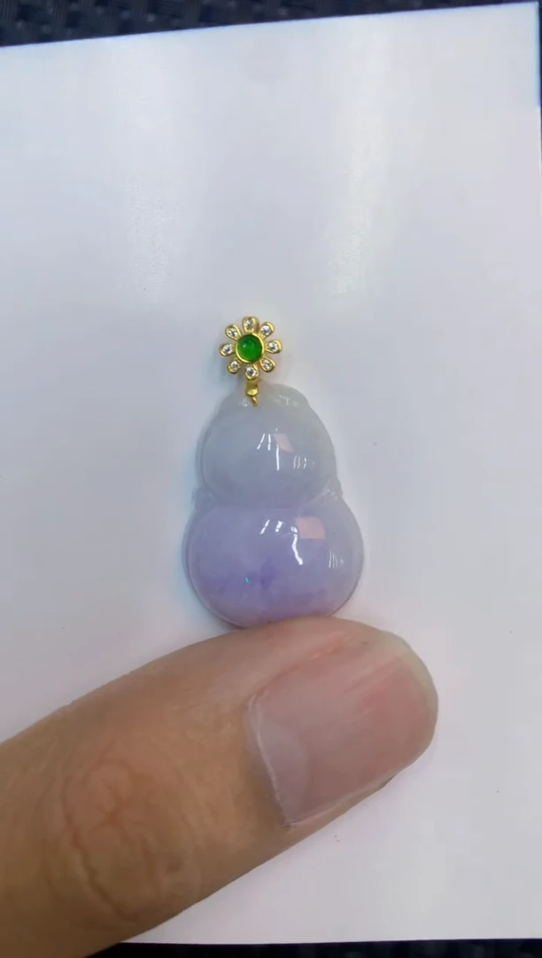 翡翠未镶嵌吊坠(不含链)1