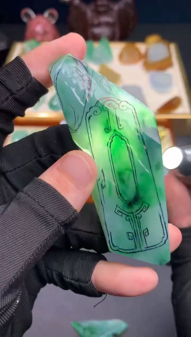 未镶嵌定制翡翠天然翡翠裸石（包工）