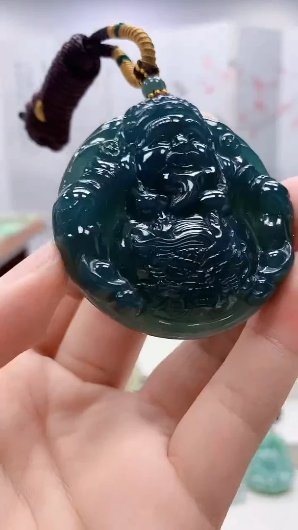 定制翡翠未镶嵌4852bb-毛货挂件57