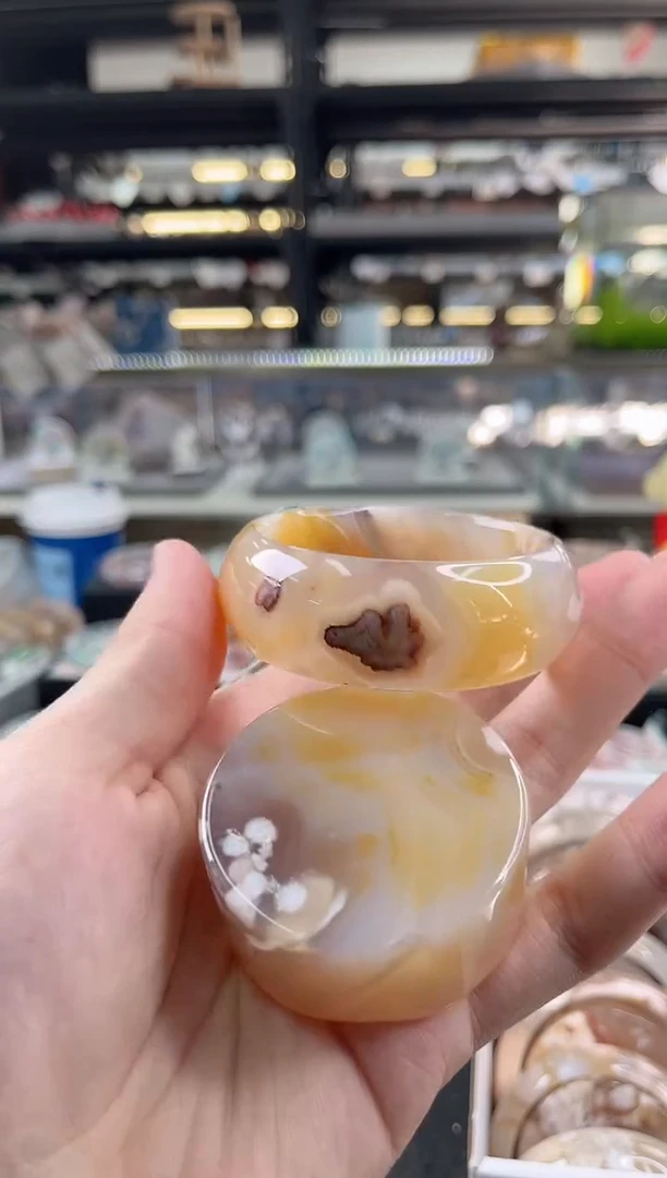 未镶嵌手镯石英质玉54圈口 （赠品镯心）365587