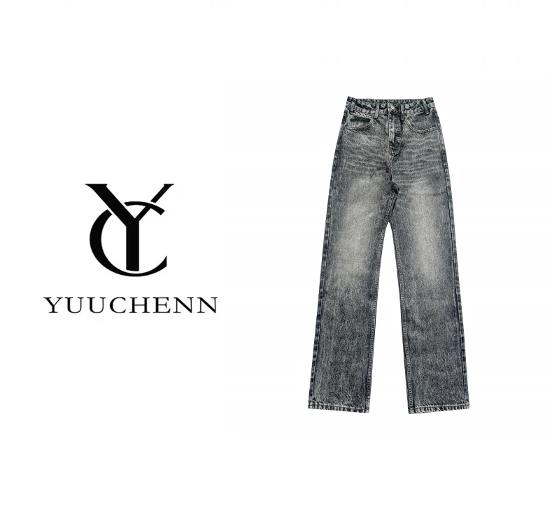 【YUUCHENN】-潮流时尚百搭牛仔裤-K3743