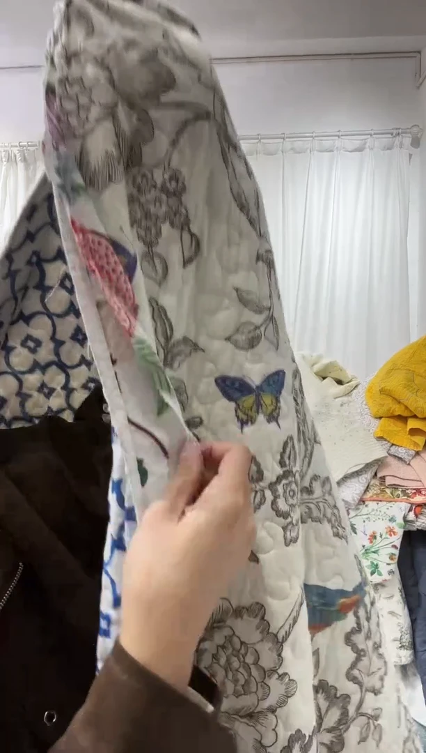 棉200*230纯棉床盖47号大瑕疵