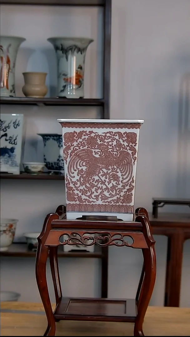 景德镇陶瓷手工花盆