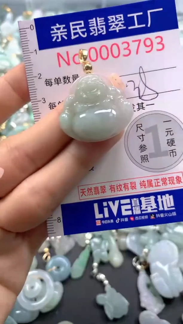 颈饰未镶嵌翡翠3793