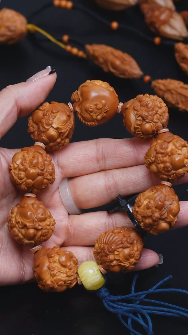 吊坠橄榄核2.7百子财神