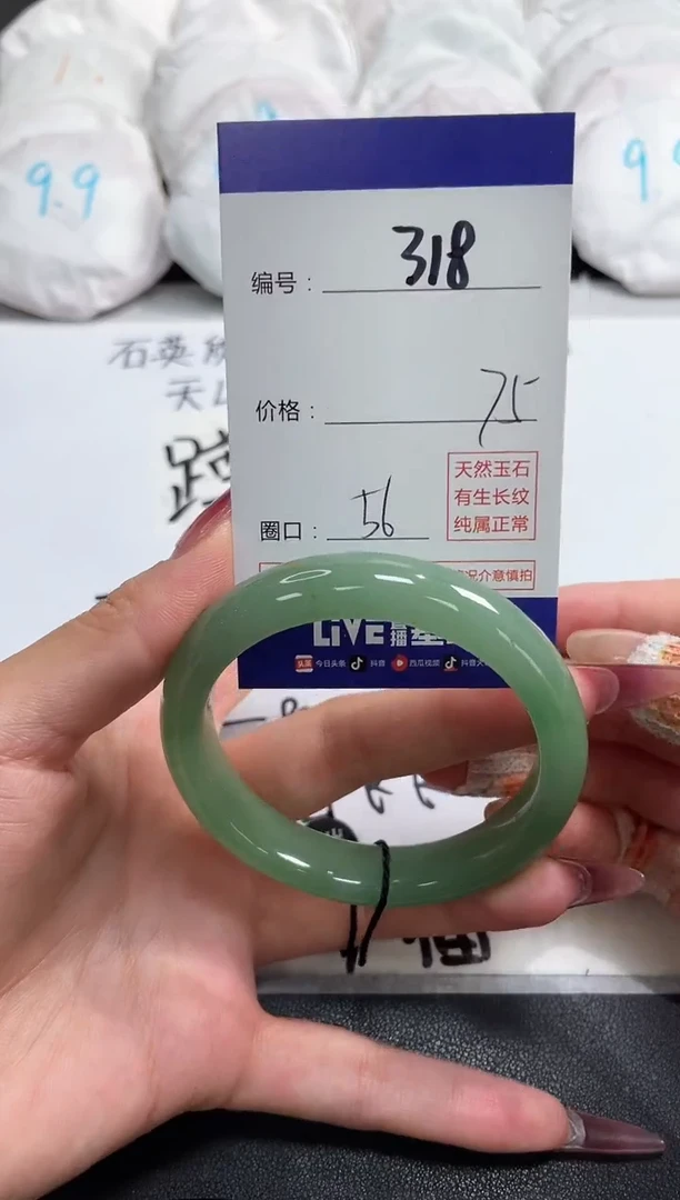 【闪购商品】石英质玉手镯未镶嵌318