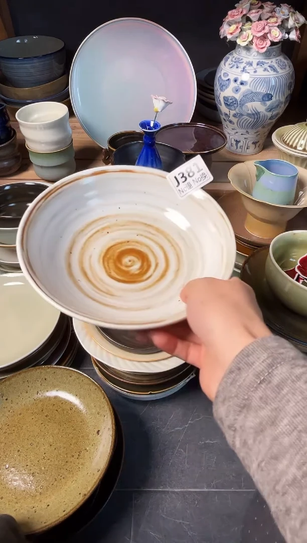 瓷片我**字j381手刷白麻点圆盘福利