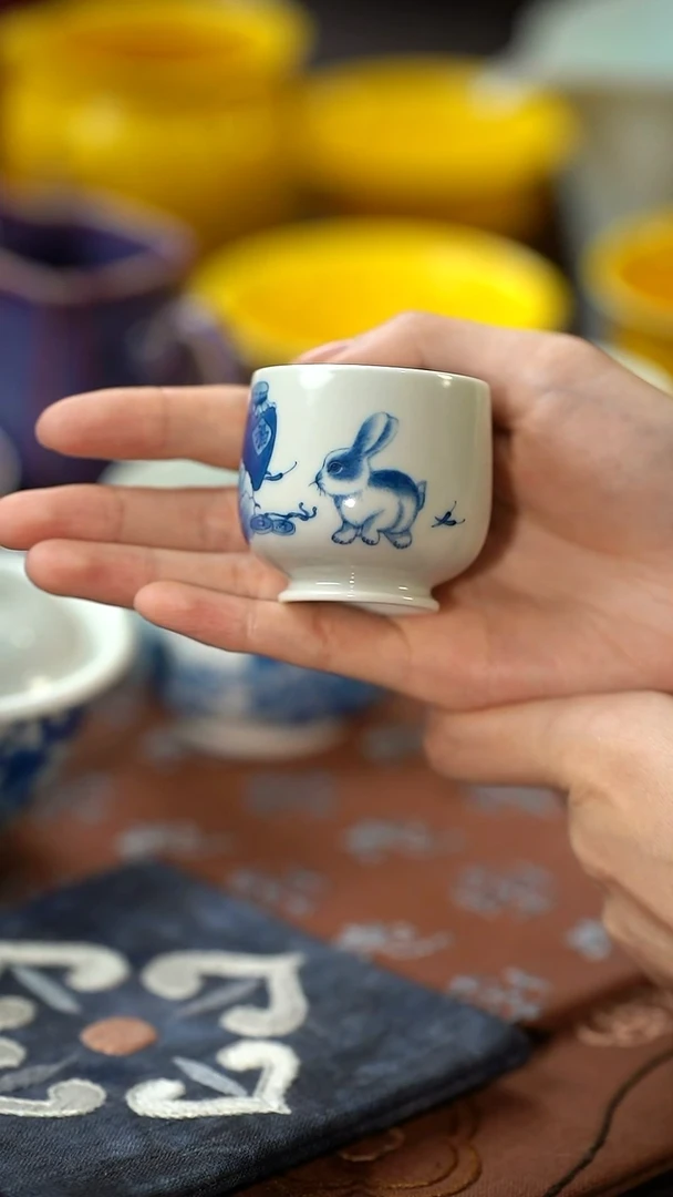 焱谷窑-兔子小杯