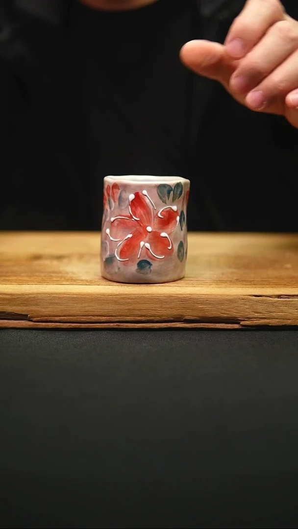 @@陶园瓷舍@@纯手工手绘@高温釉下彩