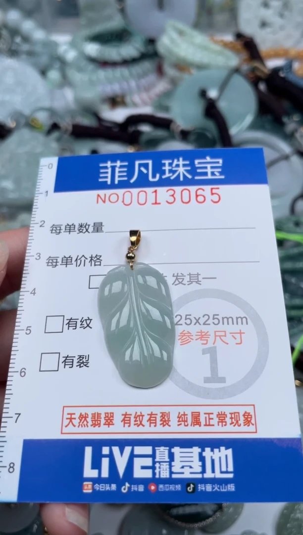 颈饰未镶嵌翡翠13065