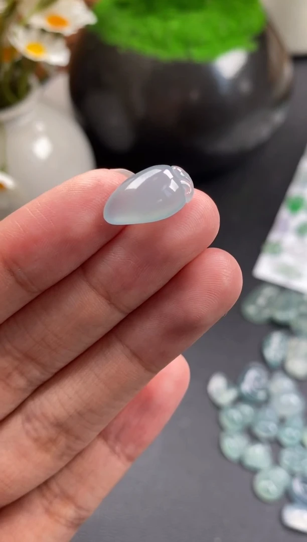 散珠翡翠冰胶裸石