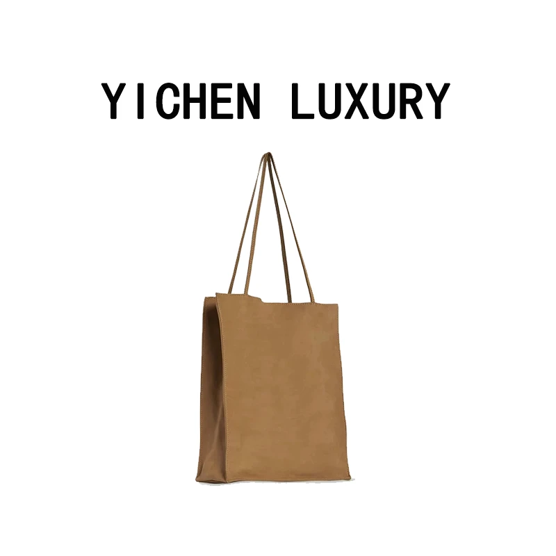 一臣定制Row家to go胎牛绒购物袋海莉手提包通勤斜跨小女生包简约