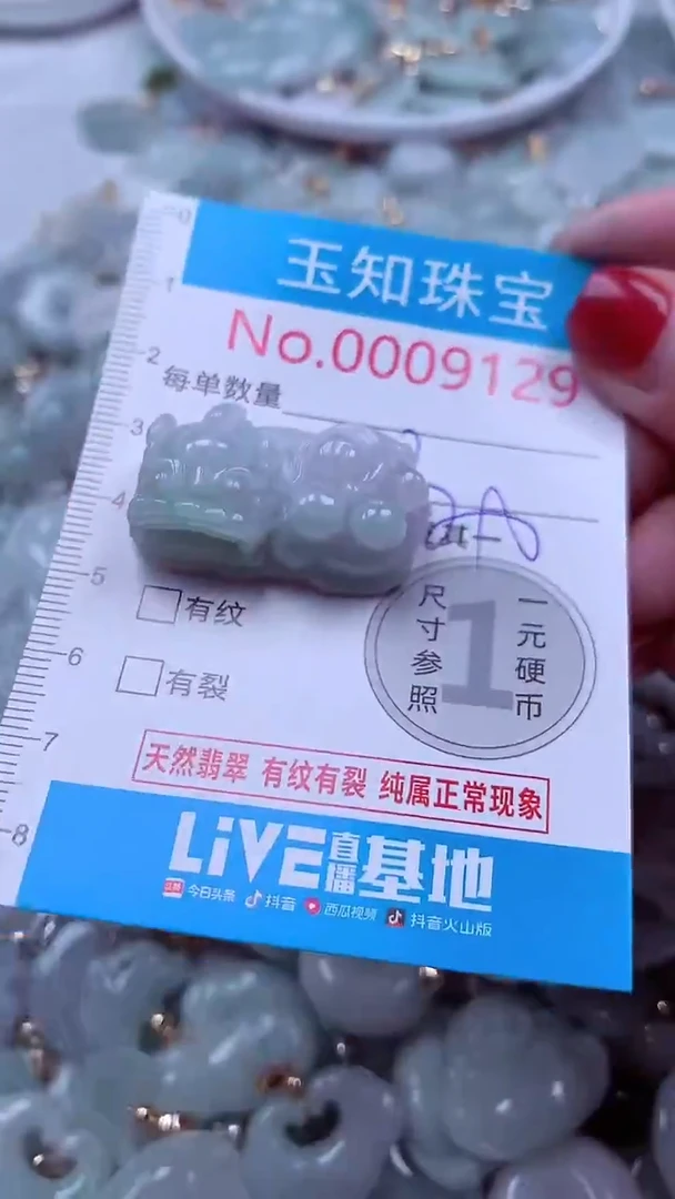 吊坠(不含链)未镶嵌翡翠9129