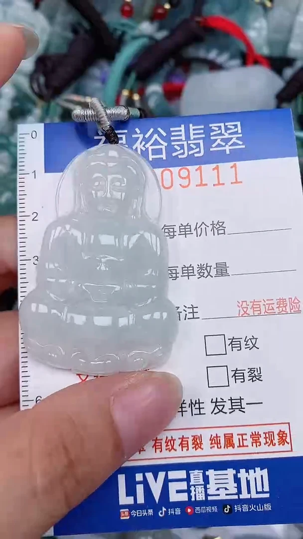 翡翠未镶嵌颈饰...0009111