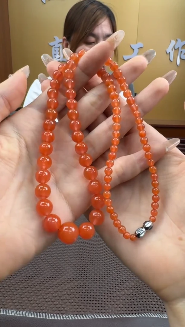 【闪购商品】玛瑙/玉髓项链未镶嵌项链