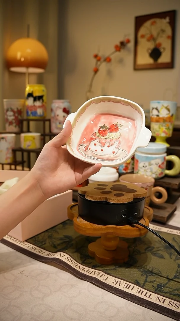 摆件【不带盒子】798高温釉下彩