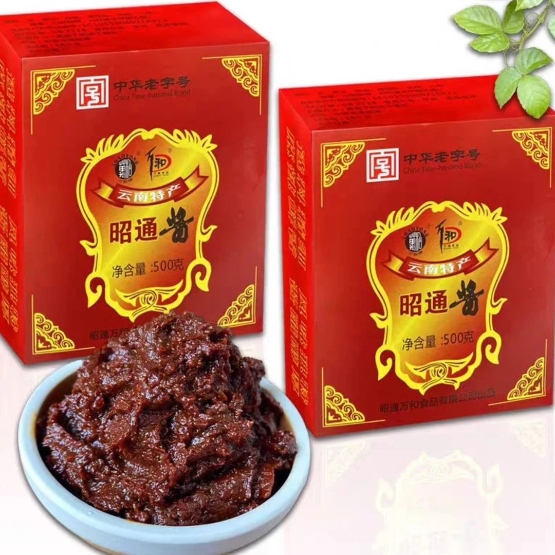 云南特产炸酱面万和昭通酱莲花