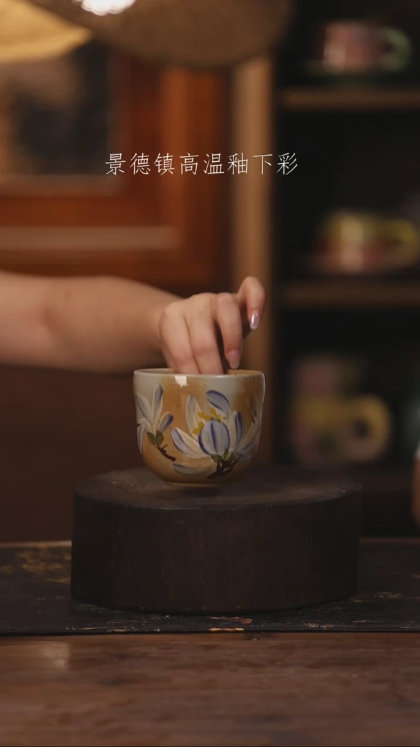 陶瓷景德镇高温釉下手绘陶瓷184