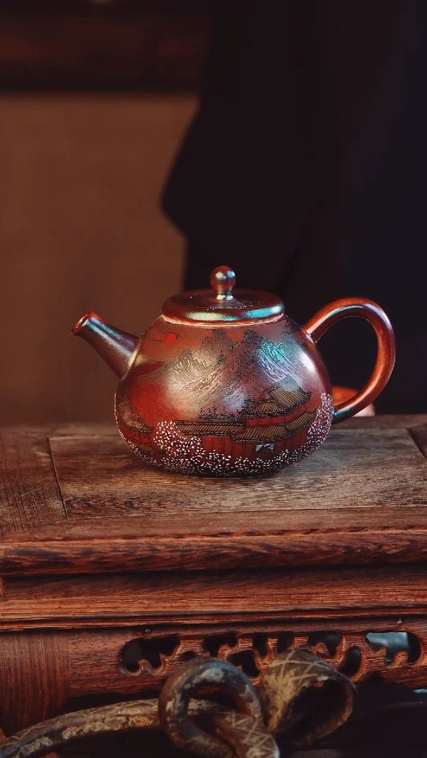 艺然堂手工手绘茶器