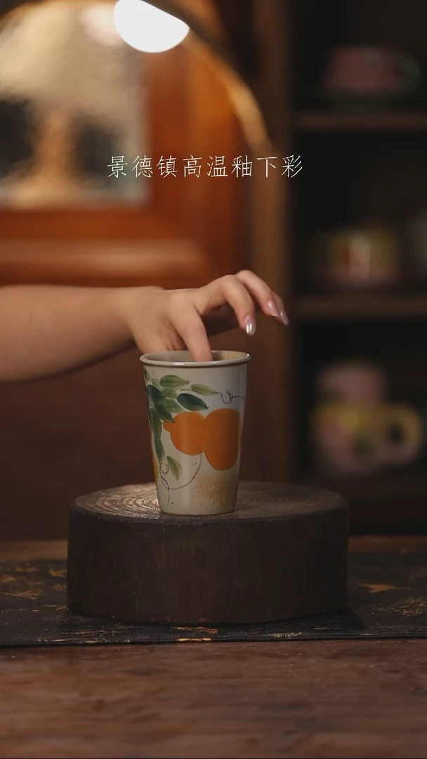 陶瓷景德镇高温釉下手绘陶瓷