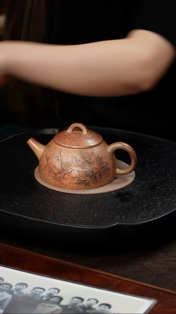 茶壶紫砂邵德华 半月99 柴烧 250毫升