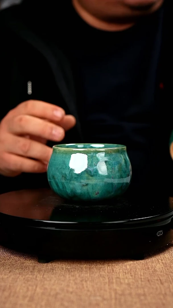 【闪购商品】12#国工一级品原矿钧瓷炉钧釉主人杯