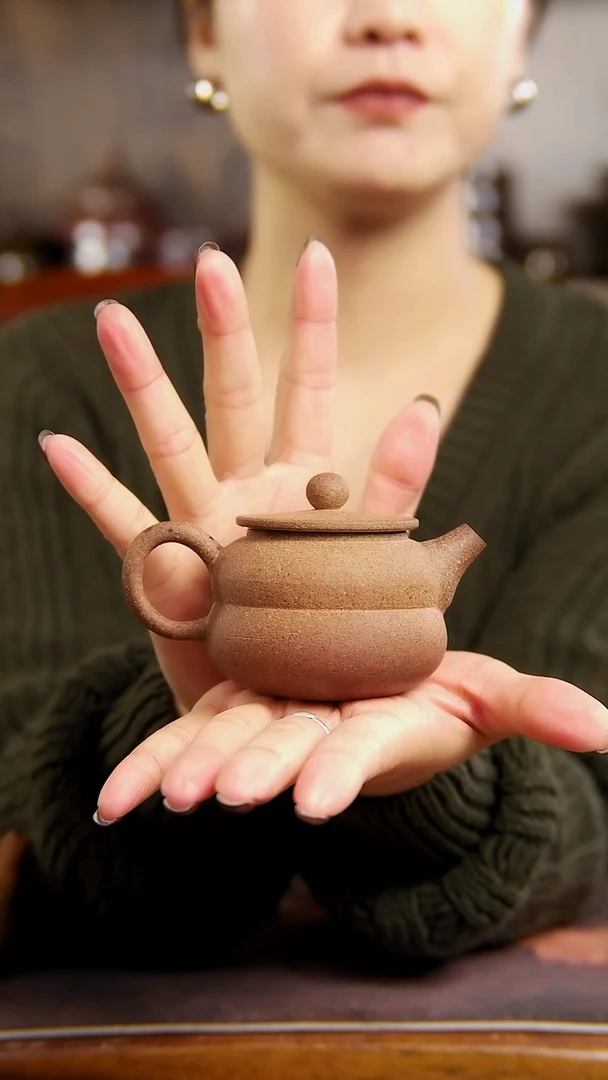 原矿裸烧的泡茶壶130cc左右