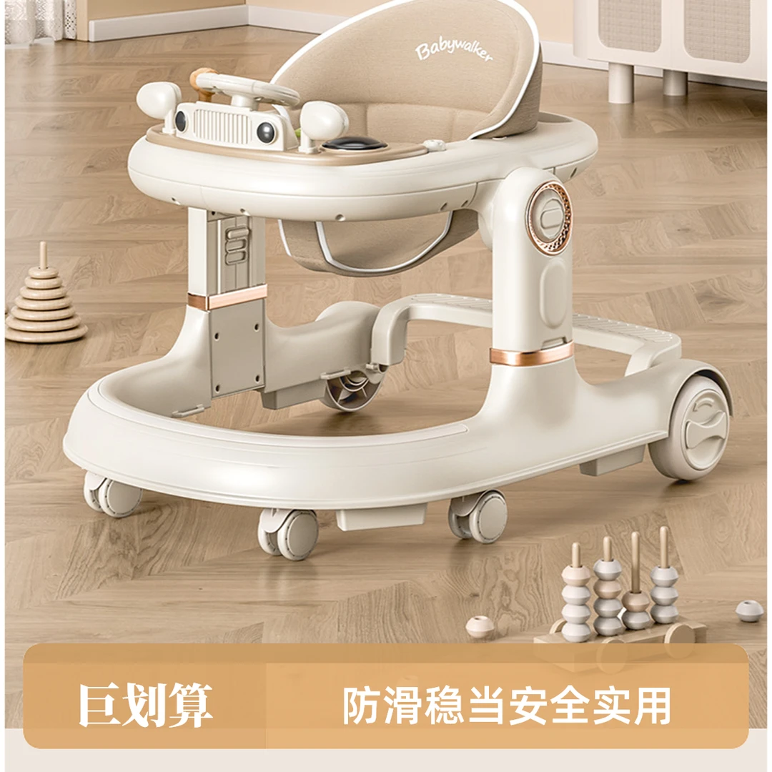 宝宝学步手推车男女童防滑稳当行走防侧翻多色可选