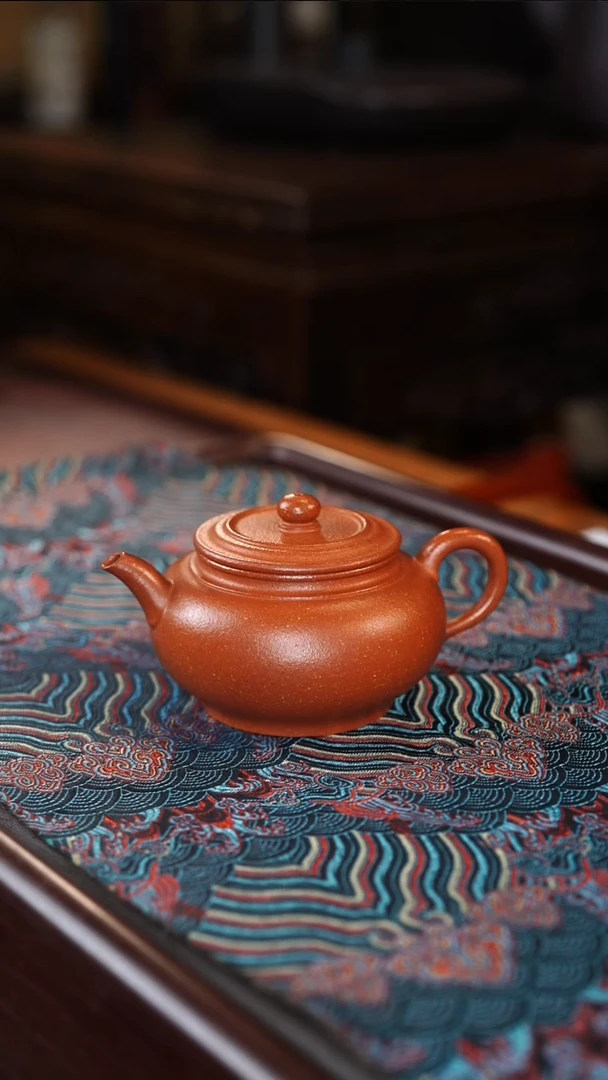 茶壶紫砂小苹果 红降坡