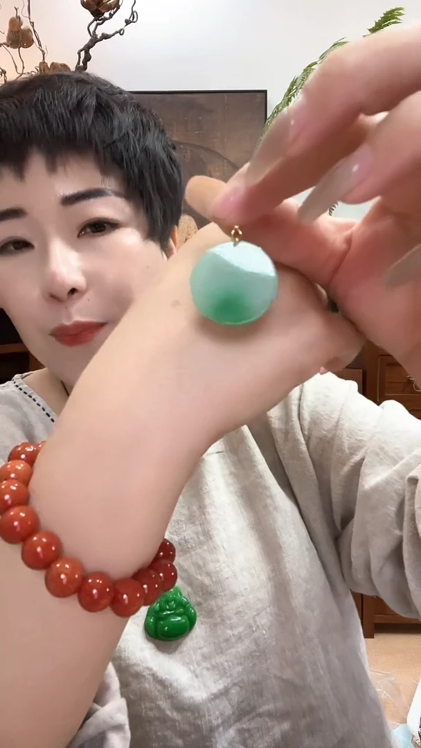 吊坠(赠链)合金翡翠121