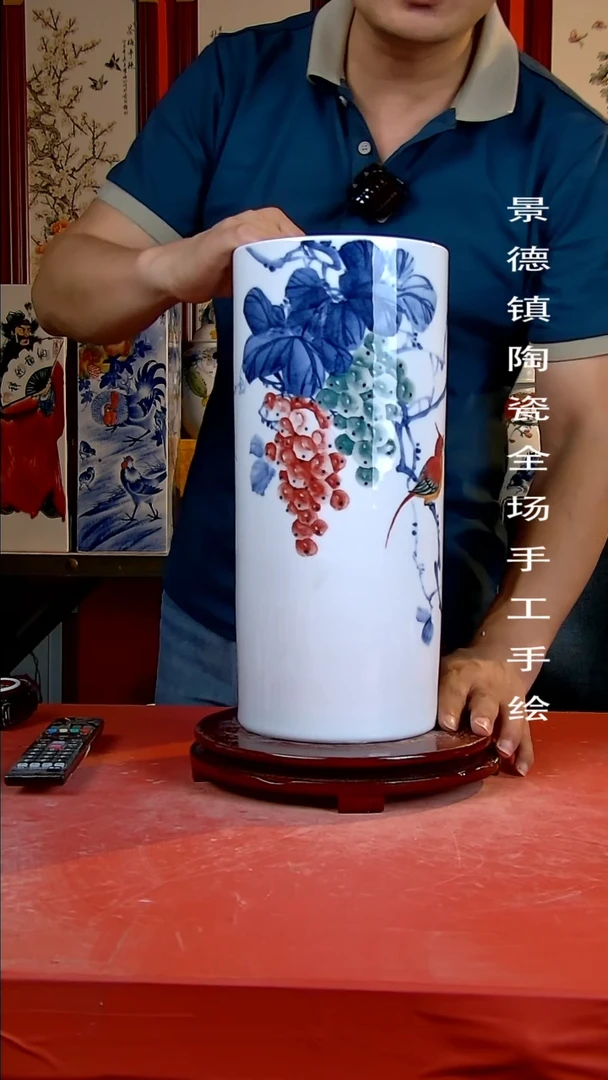 摆件景德镇陶瓷 手工手绘5