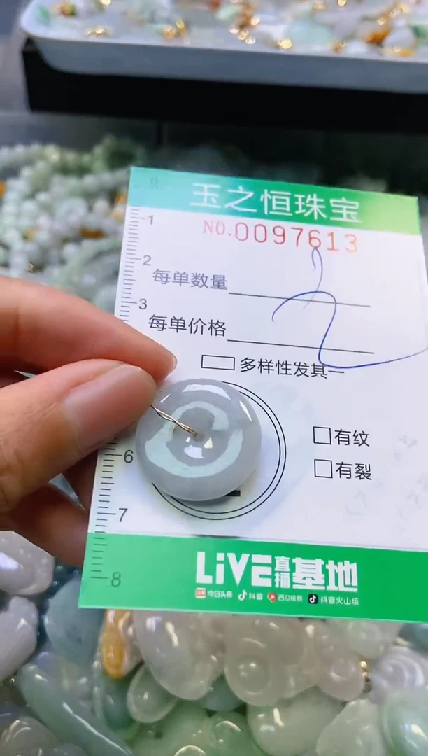 翡翠未镶嵌颈饰闪购0097613