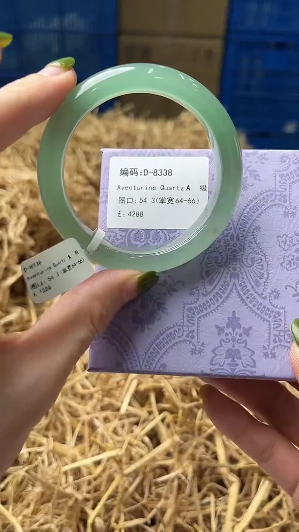 未镶嵌手镯石英质玉D8338