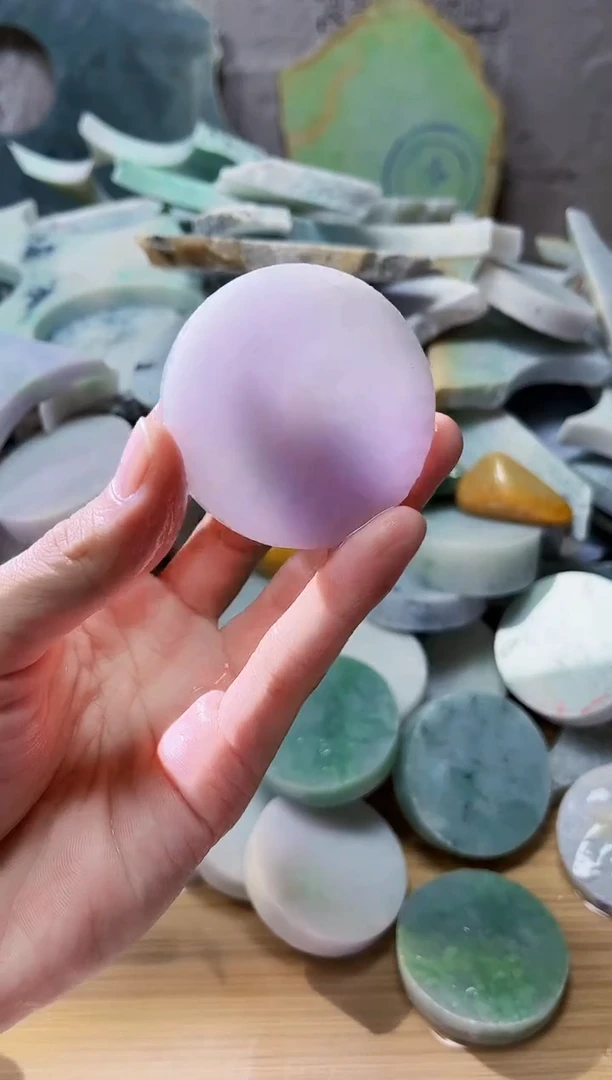 裸石翡翠翡翠a货正品玉石陈085