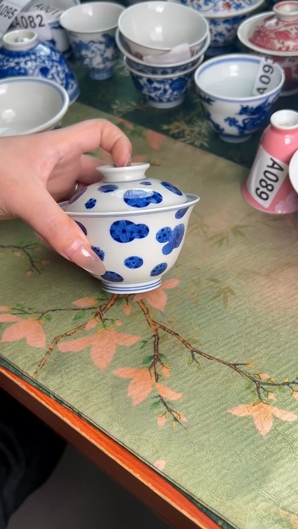 瓷片景德镇毛仔柴窑杯