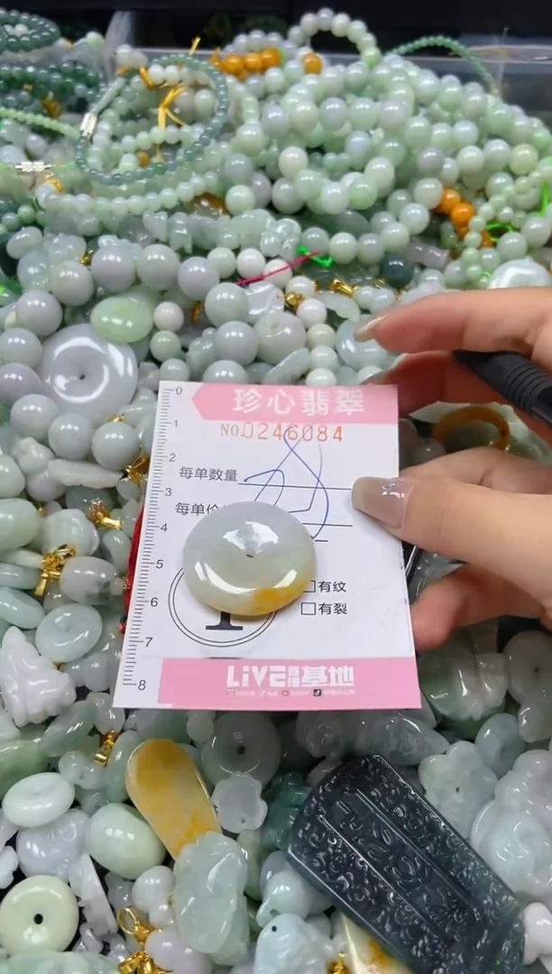 翡翠未镶嵌颈饰闪购0246084
