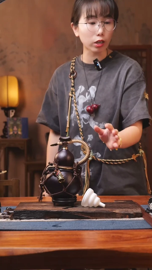 1598号精品大漆葫芦防腐防渗装水茶酒