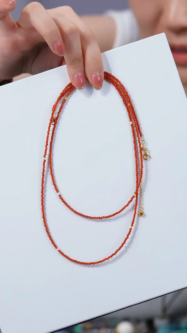 南红玛瑙手链未镶嵌1