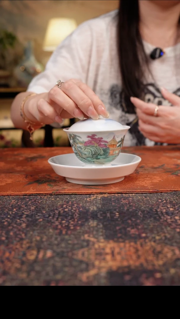 杯景德镇陶瓷杯碗柴烧多人