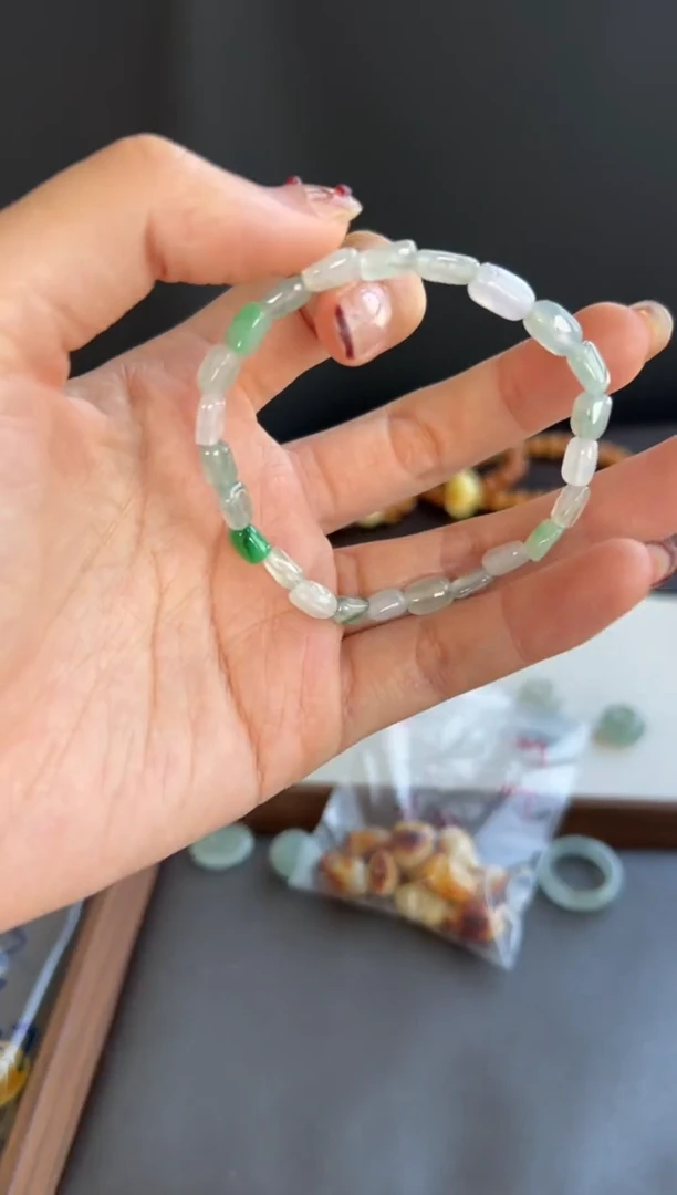 未镶嵌手串翡翠205买断